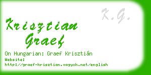 krisztian graef business card