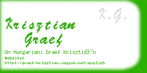 krisztian graef business card